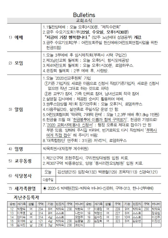 2020년 1월 19일 교회소식 - 1월19일주보003.jpg