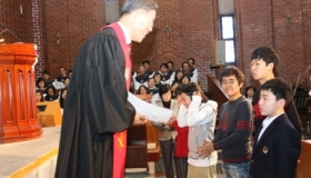 장학금 수여식(2011년 3월 6일)