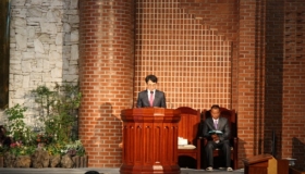 전교인이 함께 드리는 찬양예배(제 3,4,5 남선교회 주관예배, 강사: 박중근 목사)