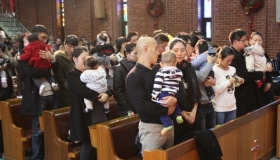 유아세례식(2011년 12월 25일)